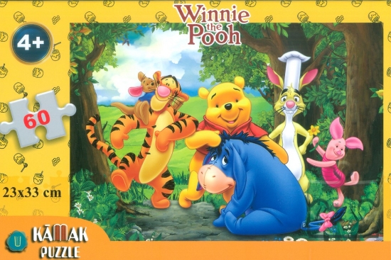 تصویر  پازل 60 تکه وینی پو (WINNIE THE POOH)،(باجعبه)